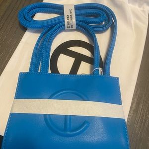 Telfar Small Cyan Shopping Bag